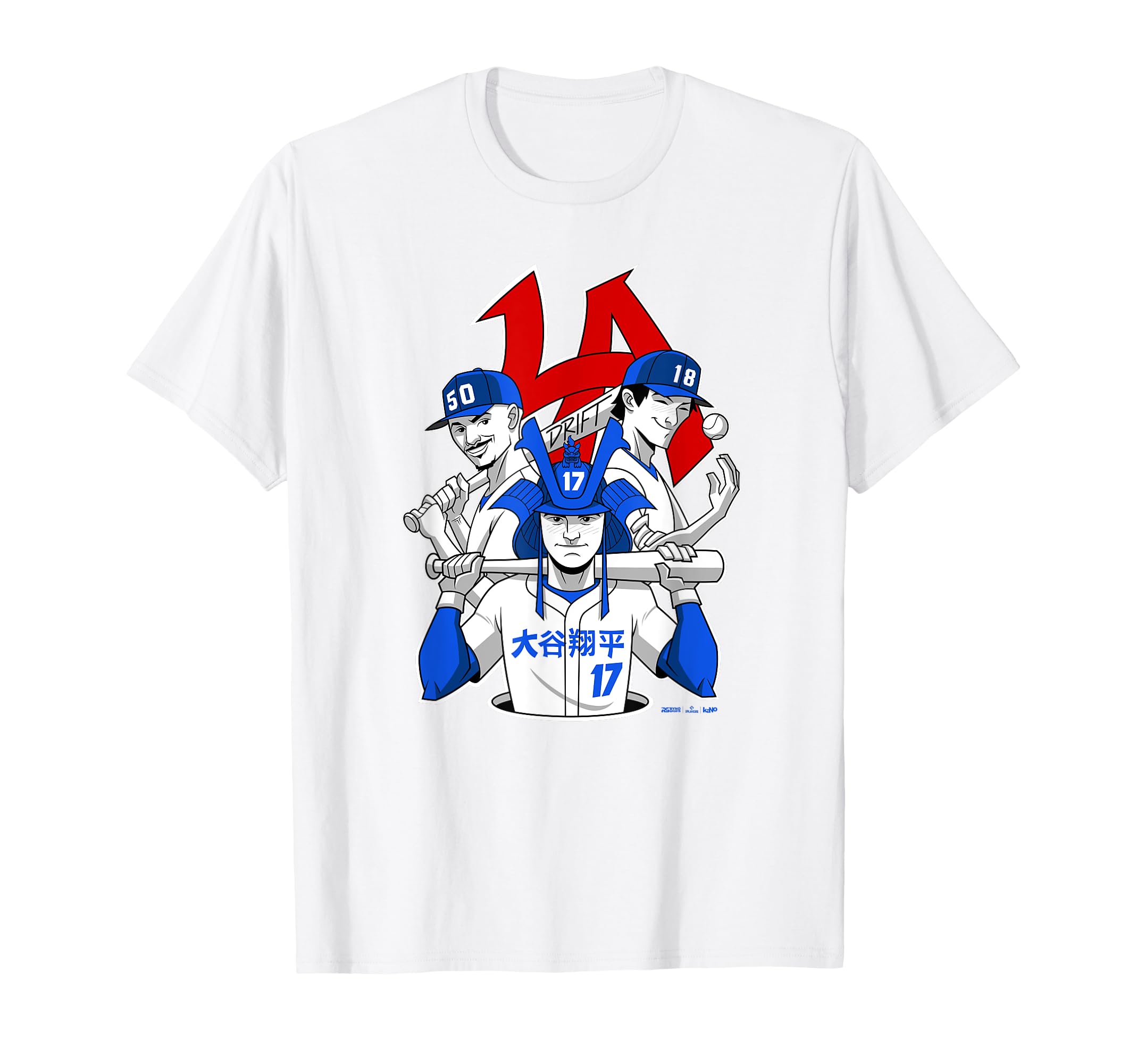 

Los Angeles Shohei Yoshinobu Betts Japanese Otani, Yamamoto, (White) T-shirt білий