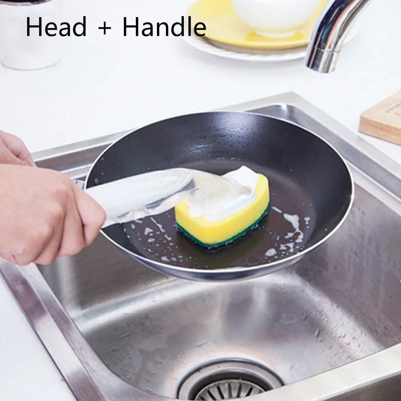 Kitchen Sponge Brush Refill Cleaning Scrubber Washing Dish