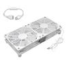 USB PC Router Lüfter Kühlventilator 1800 U/min Geschwindigkeit Tragbarer Kühlventilator Ersatz für Router Modem TV Box Elektronik