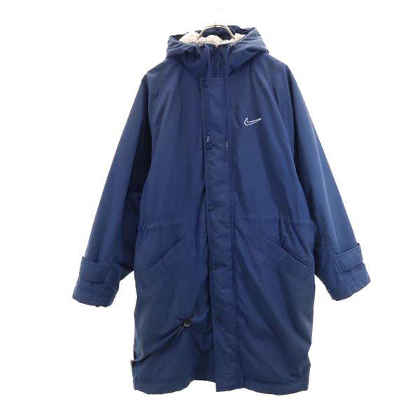 

NIKE 90-е 00-е Белый ярлык Старое пальто-скамья M Синий Спорт Мужской Б/У