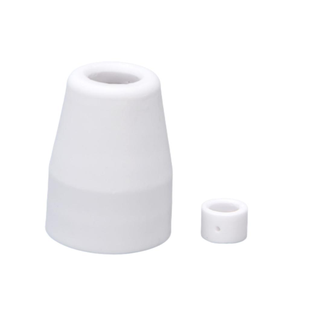   Cutter Consumables, PT31 Electrode Tip Nozzle Cup Kit, Made of Premium Ceramic and Red Copper, with 40pcs Replacement Parts, for CT312