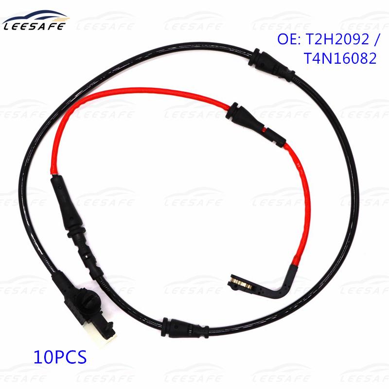 10pcs Front Brake Pad Sensor T2H2092 T4N16082 for JAGUAR XE X760 2.0 D AWD car front wheel brake pad wear sensor