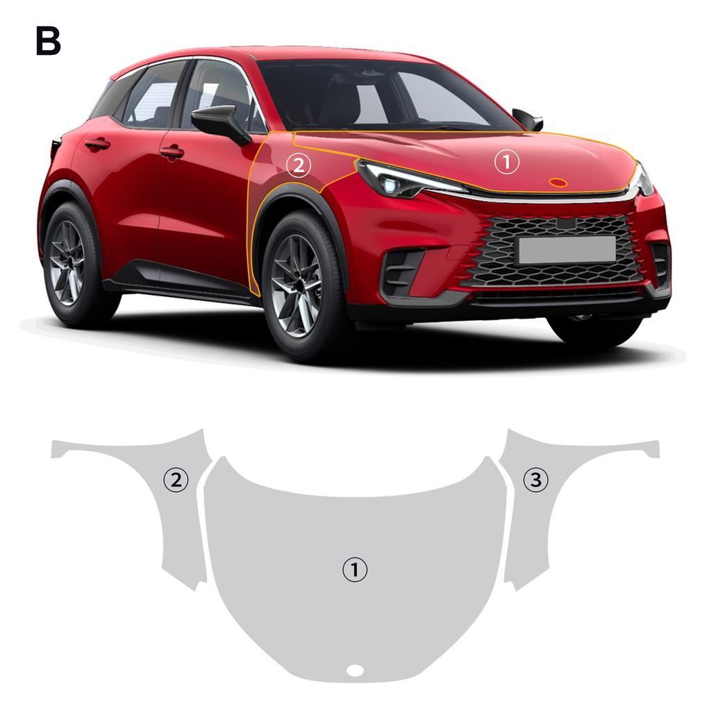 TPU Protective Film for Lexus LBX 2023-2026 Interior Stickers Scratch Resistant Car Modification Accessories