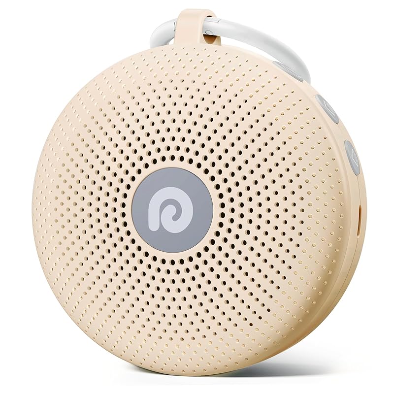 Dreamegg White Noise Machine - Portable Sound Machine for Baby Adult, Features Powerful Battery, 21 Soothing Sound, Noise Canceling for Office &