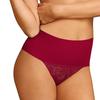 Women's Tame Your Tummy Shaping Lace Thong With Cool Comfort High Waist Panties