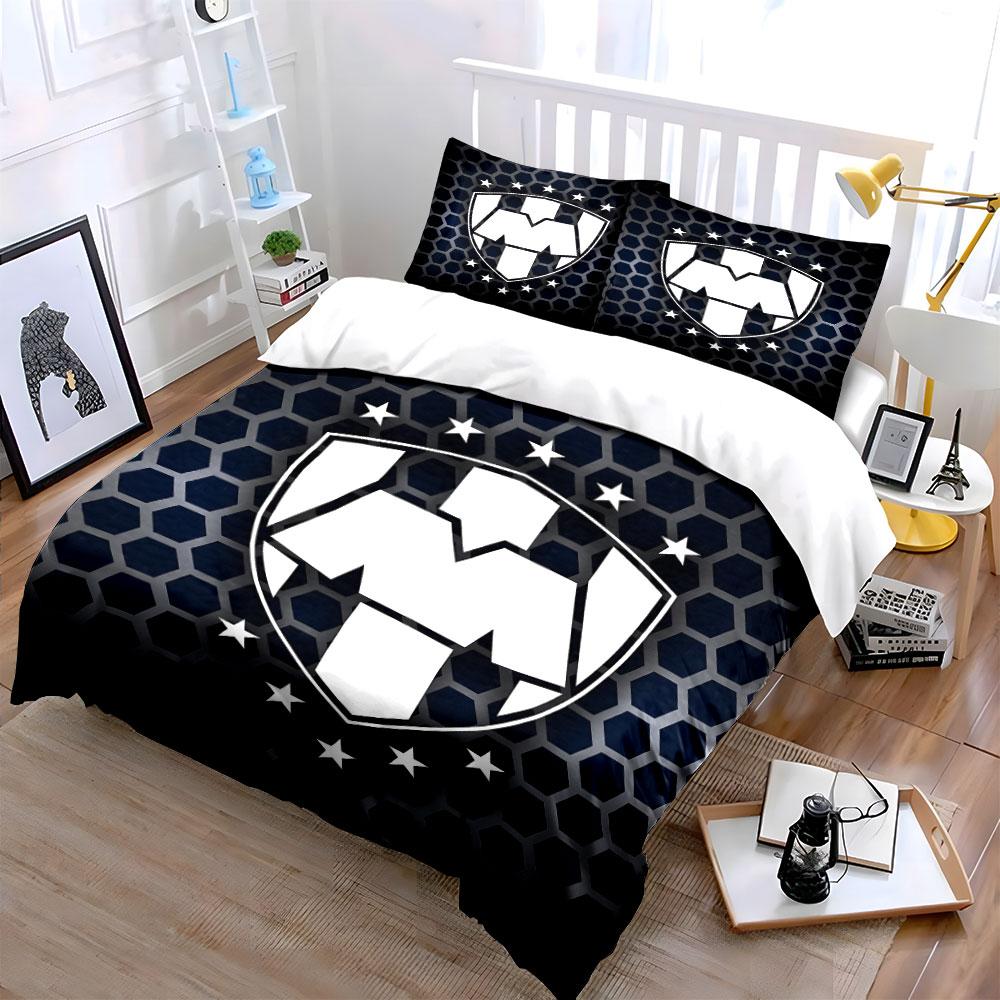 Hexagon Pattern Shield Bedding Bedding Duvet Cover Set Duvet Cover Pillowcases (1 * Duvet Cover 2 * Pillowcases, without duvet insert)