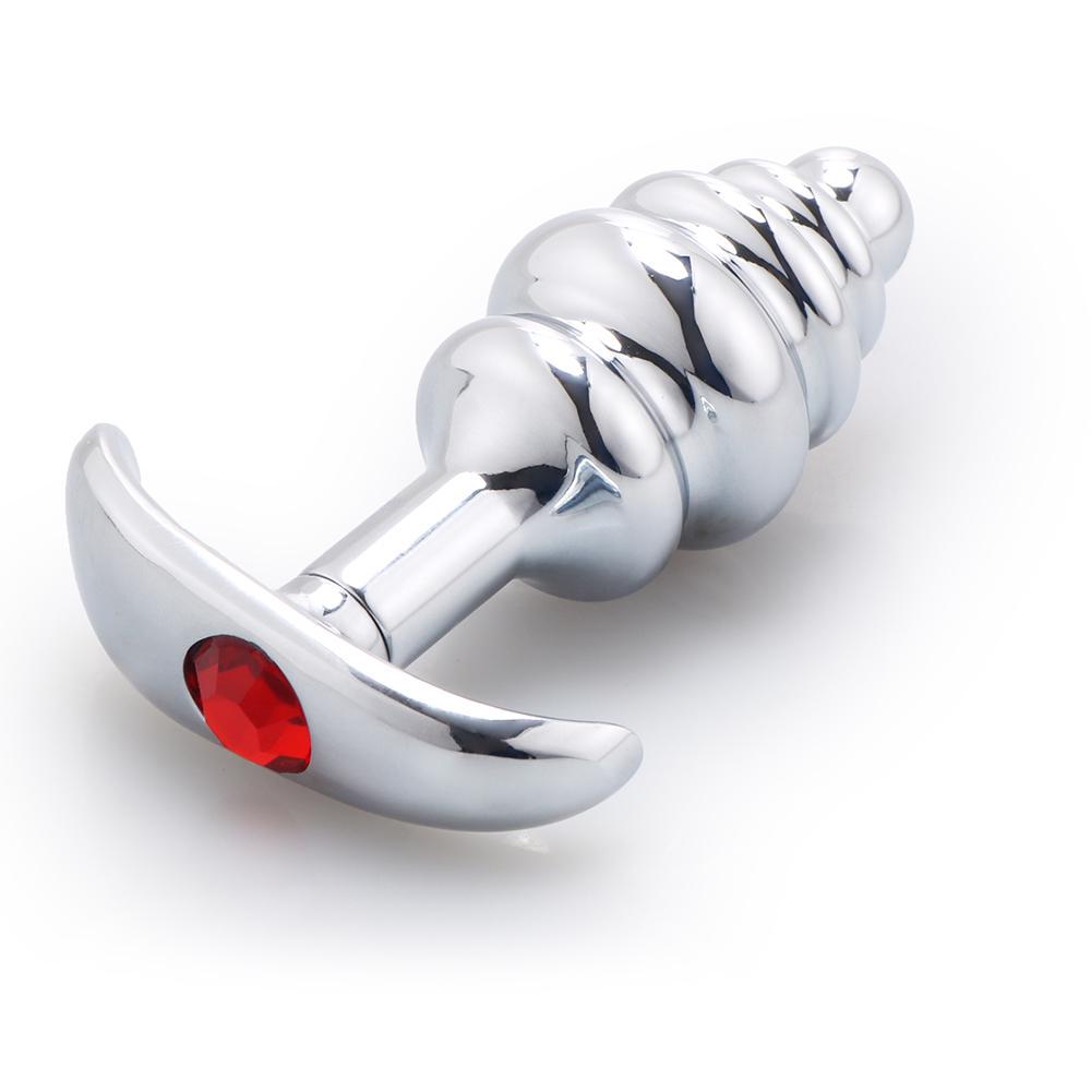 MoDi A-nal Fiş Kristal Elmas Butt Plug Seks anal Oyuncaklar Alüminyum Alaşım 