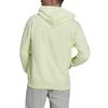 Adidas Essentials FeelVivid Hoodie, Men's Cotton Pullover Acid-Green Sweatshirt HE4359