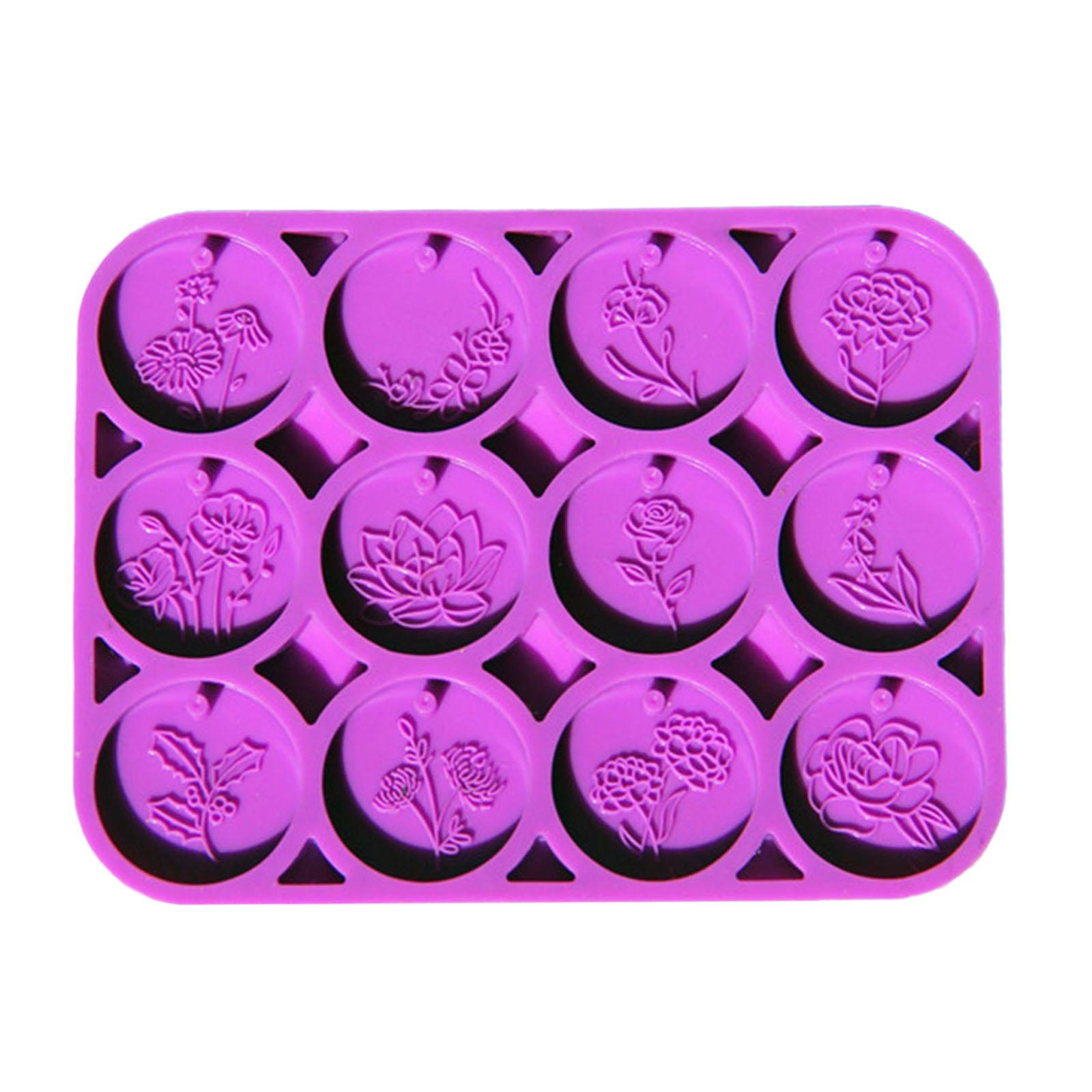 

Flexible Silicone Mold For Round Floral Pendant Jewelry Making With Lightweight Portable Design 1