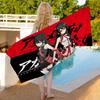 A-AkameS Ga Kill Cartoon Anime Microfiber Blanket Drying Beach Towels Oversized Printing Super Absorbent Pool Towel Blanket