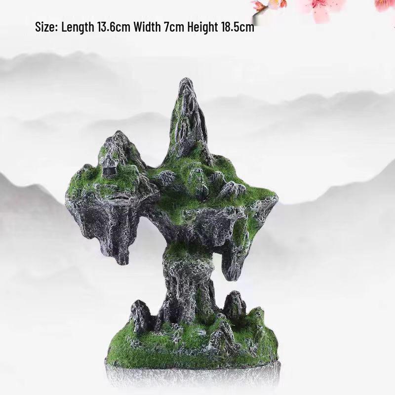 Kleine dekorative Aquarium-Felsen und Garnelen-Versteckhöhle für Schreibtisch Wohnzimmer