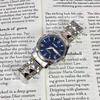 New Luxury Men's Quartz Watch Alloy Case Glass Waterproof Chronograph Stainless Steel Band Factory