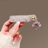 Stylish And Simple Full Diamond Geometric Hairpin, High-End Temperament Side Clip Bb Clip, Versatile Bangs Clip, Hairpin, Hair Accessories