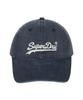 Syupeodeulai Vintage Logo Pigment Ball Cap Gray Blue Sdugqyq02Gbl