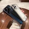 Elastic Wrist Strap Phone Case For Iphone 14 12 11 13 Pro Max Xr X Xs 7 8 Plus Plating Matte Clear Soft Silicone Cover