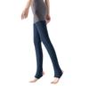 Calzettoni a costine a righe sopra il ginocchio senza piedi Scaldamuscoli lunghissimi con staffa Calze alte fino alla coscia per Donna Yoga