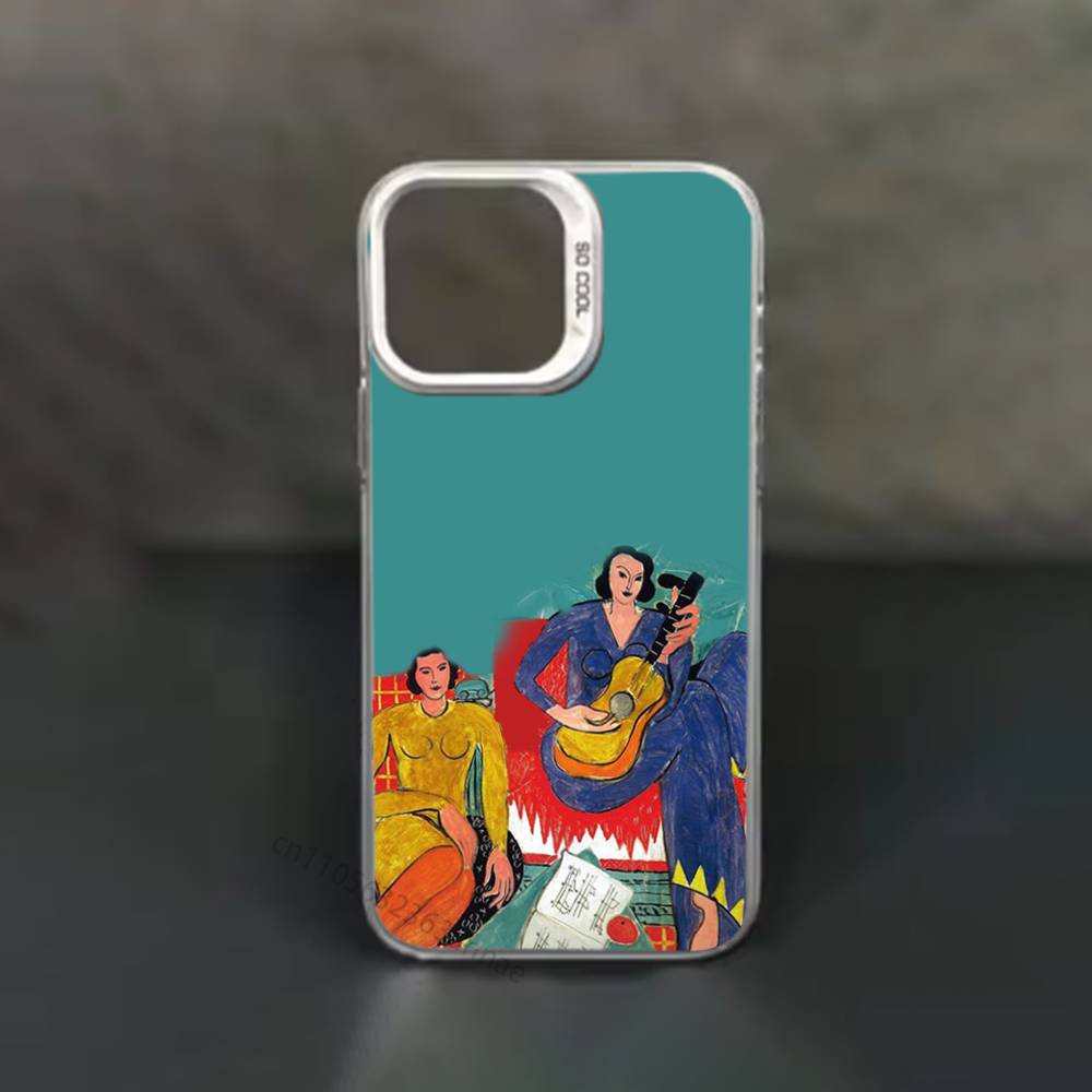 Henri Matisse Art Painting Phone Case for iPhone 15 16 Pro Max Air SE 11 13 Pro 14 Plus 12 11Pro 15Pro Max 16e Cover