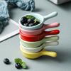 Creative Mini Ceramic Discretionary Dish Japanese Tableware Seasoning Dish Handle Dish Soy Sauce Vinegar Sushi Dipping Plate