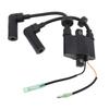 6F5 85570 12 Boat Motor Ignition Coil ABS Marine Outboard Ignition Coil for 9.9 to 40HP 2 Stroke 4 S
