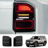 Auto-Heckleuchtenrahmen Rückleuchtenabdeckung für Toyota Prado LC250 2024 Bremslicht Dekorative Abdeckung