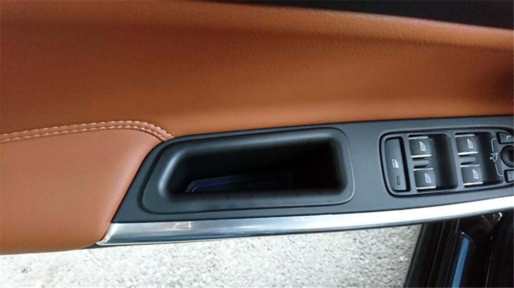 Front Door Storage Box with Plastic Covers for Rims with Volvo V60 and Volvo S60 Two-Piece Box/Trinket (Compatible (1st Generation) 2011-2017 (2nd