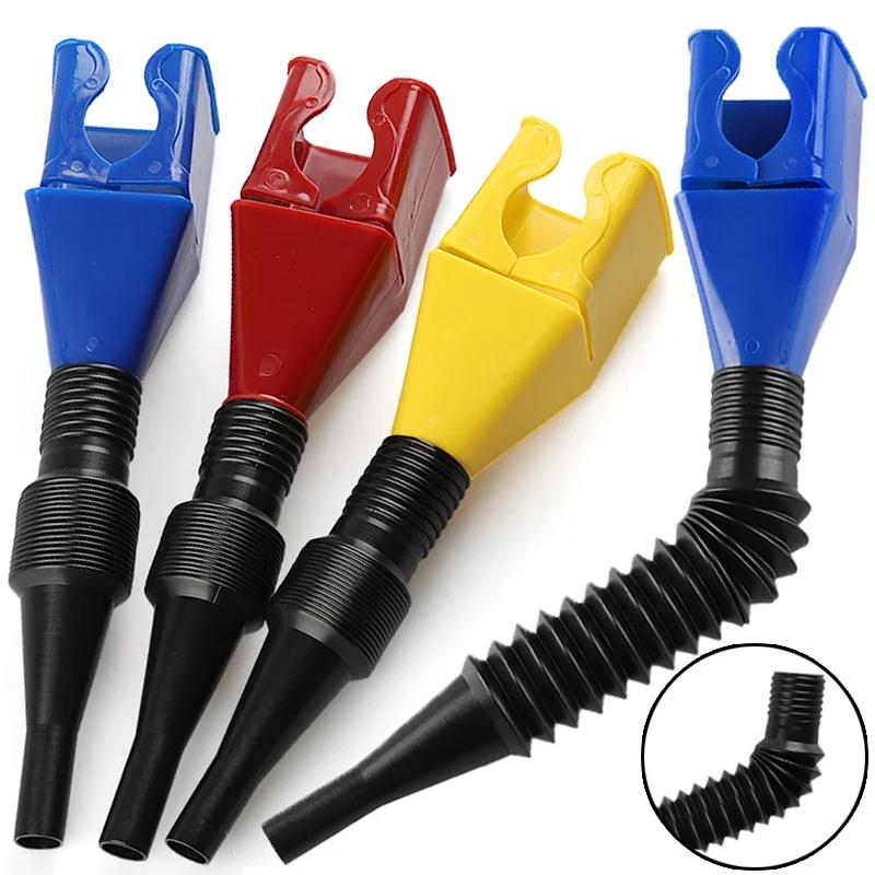 Plastic Car Refueling Gasoline Engine Funnel Foldable Oil Funnel Transfer Tools Motorcycle Refueling Tool Auto Accessories