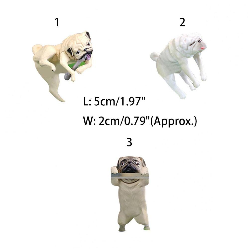 Small Fish Tank Dog Ornament Delicate Aquarium Decoration Durable Dog Miniatures  Outside Scene