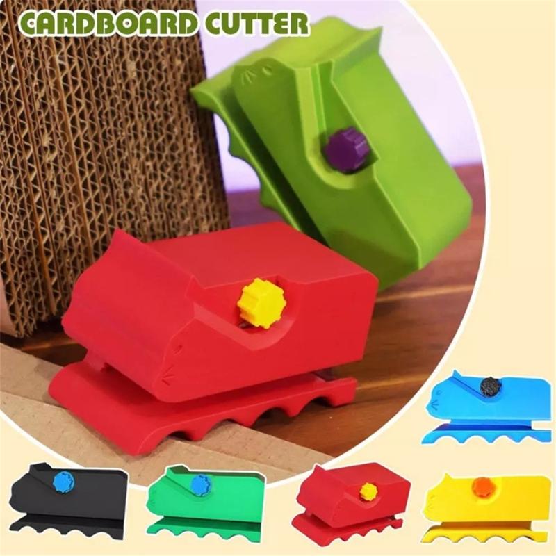 Cats Scratcher Cutter Cardboard Strips Tool Handheld Cutting Tool Practical Card Board Cutter for DIY Cats Scratchers
