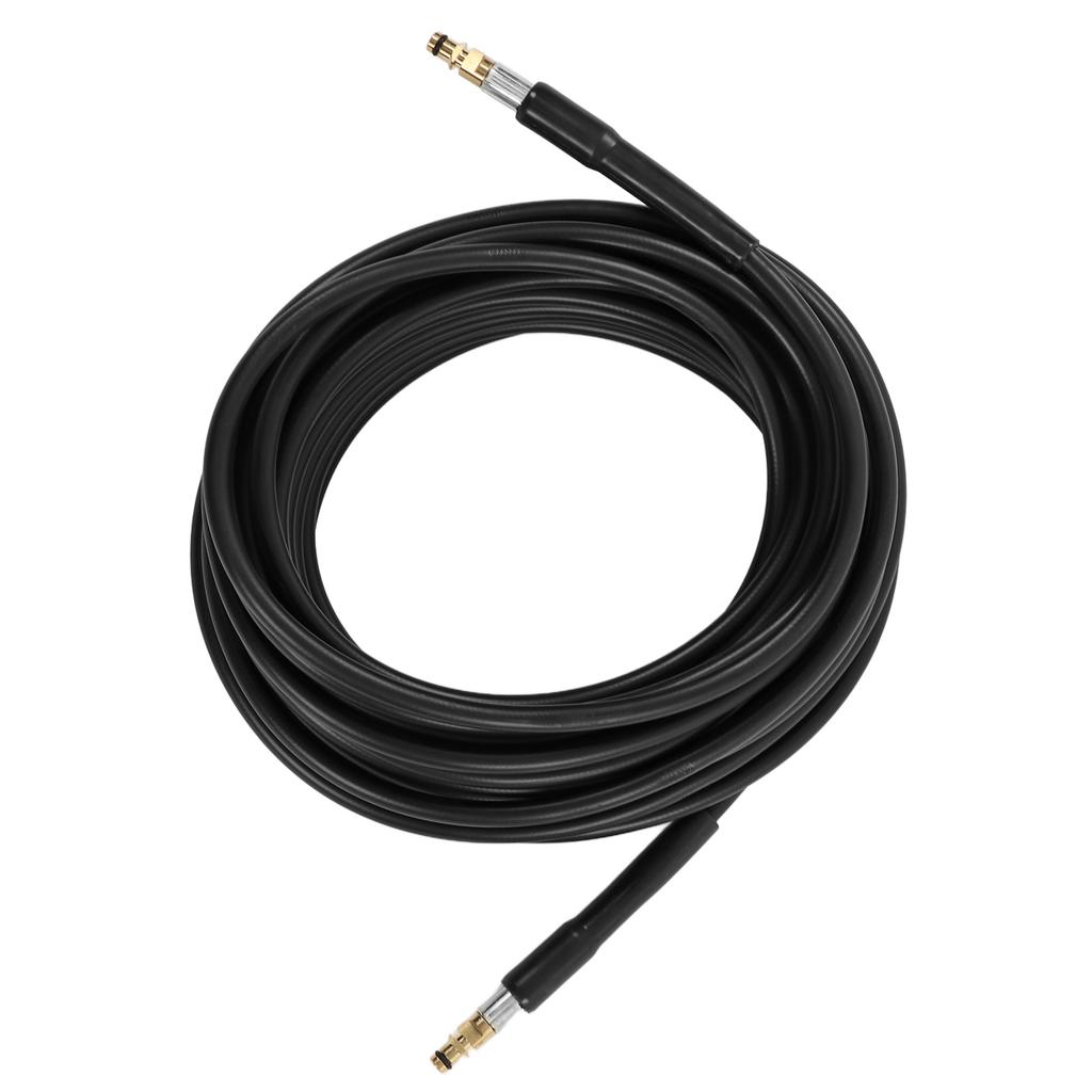 Hochdruckwasserschlauch 5800psi 16,3yd Lang Flexibler Gummi Weit Verbreiteter Gartenschlauch für Auto Boden Außenanschluss in