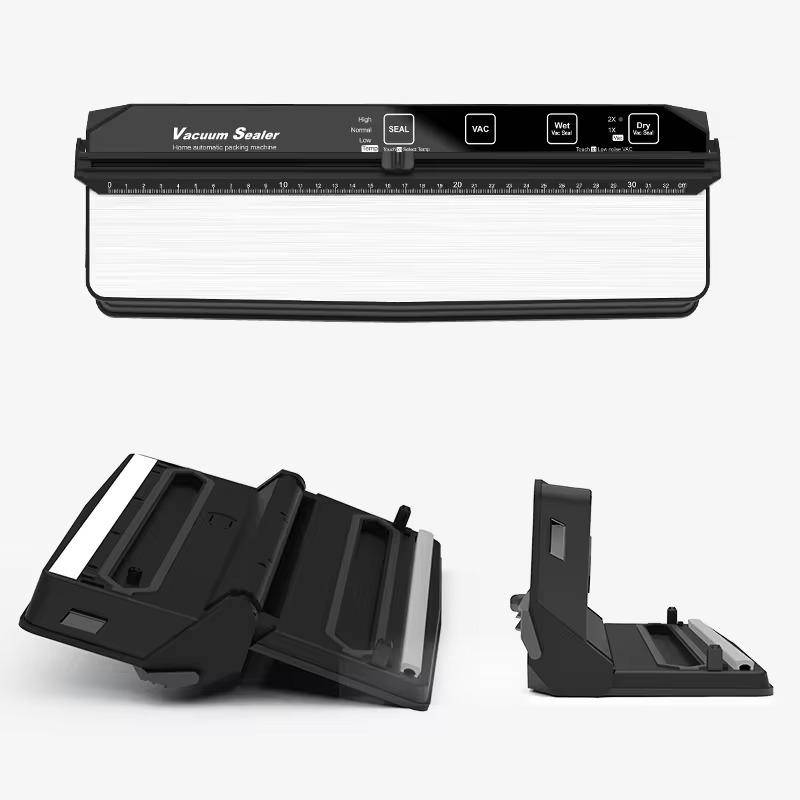 

Automatic Powerful Vacuum Food Sealers Easy to Use 3 in 1 Dry Moist Food Preservation Vacuum Food Sealer with15 Vacuum Seal Bags