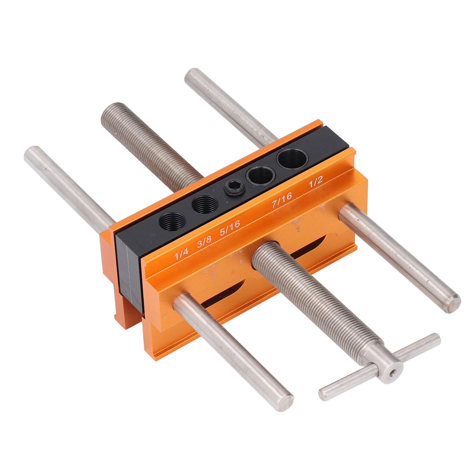 

Самоцентрирующийся кондуктор для дюбелей, регулируемая ширина 14 38 516 716 12-дюймовая направляющая для сверления с 6 втулками