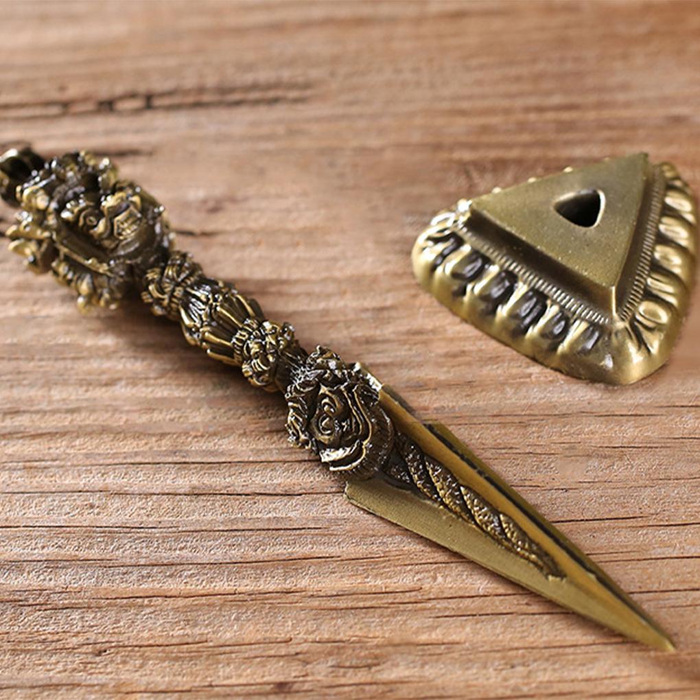 Exquisite Dorje Phurba Unique Style Gift Choice Good Touch Feeling Made Of Alloy
