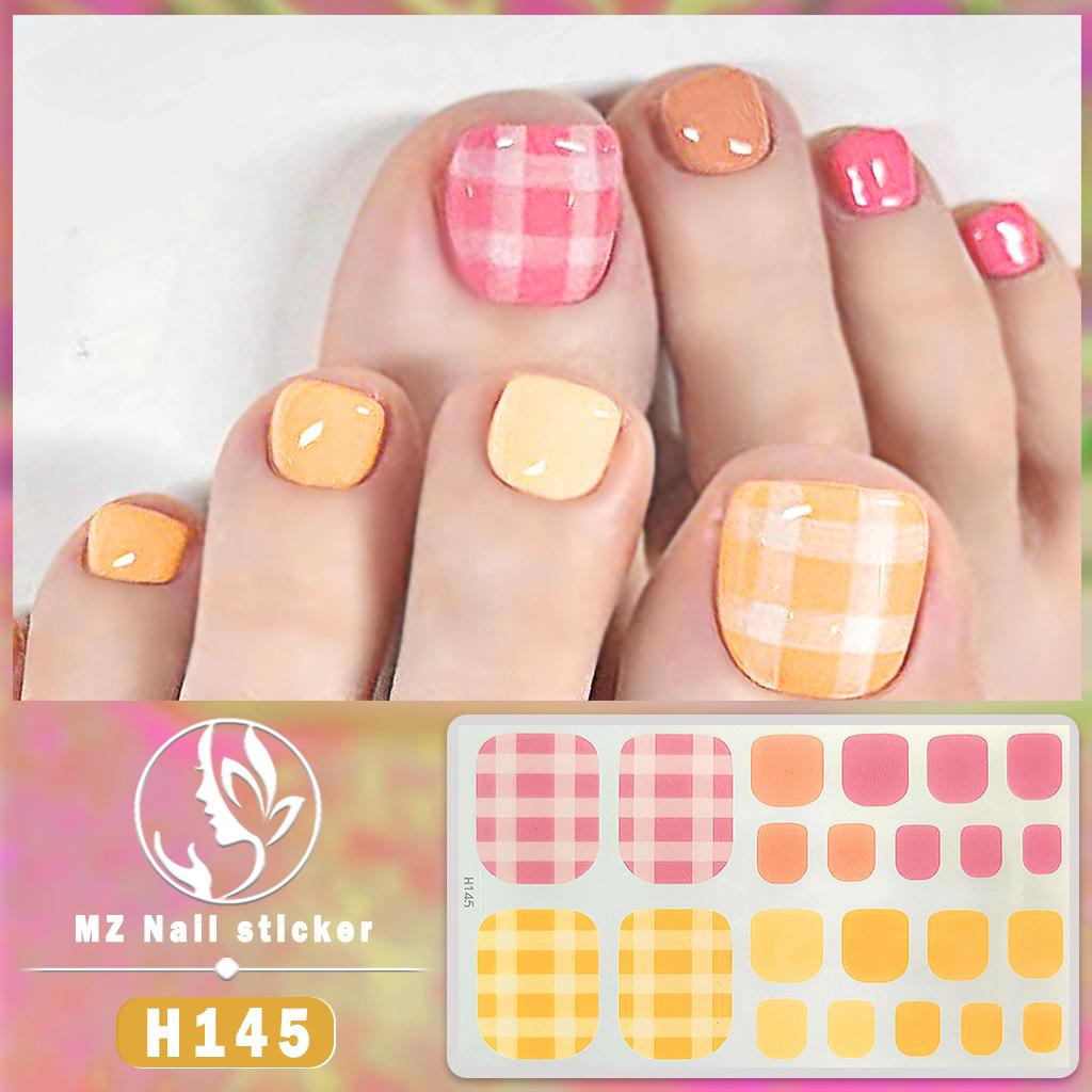 H New Nail Sticker 3D Diamond Nail Sticker Waterproof Long-lasting White Nail Sticker