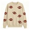 Unisex Fashion Print Crewneck Long Sleeve Sweatshirt Top for Casual Everyday Wear