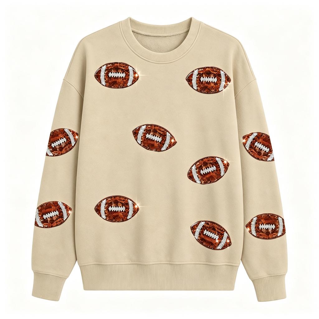 Unisex Fashion Print Crewneck Long Sleeve Sweatshirt Top for Casual Everyday Wear