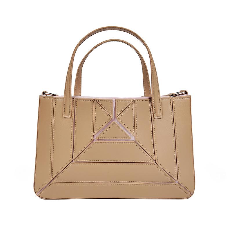 

Элегантная складная сумка-аккордеон из искусственной кожи 3D для женщин 32x26x8 cm светло-коричневого