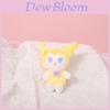 Adorable Plush Cartoon Kuromi Doll Backpack Accessory Cute Bag Charm Keychain