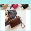 Sac à bandoulière élégant et tendance pour femme, design minimaliste, couleurs noir, beige, rose, marron, vert, orange