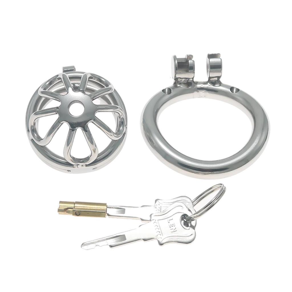 Chaqiu Stainless Steel Chastity Cage Lock for Male Discipline
