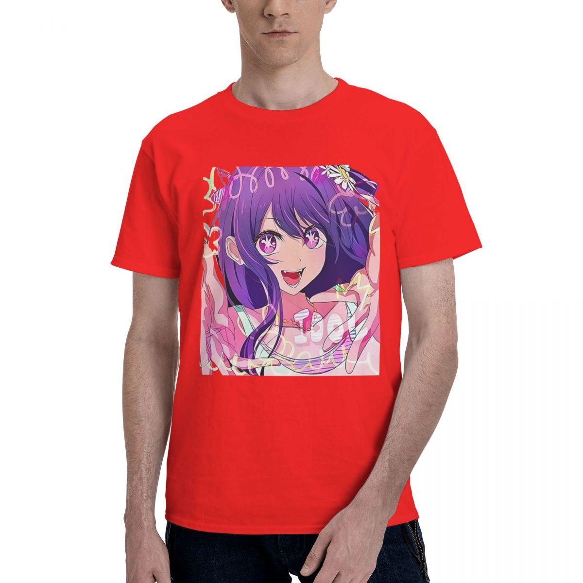 

Ай Хосино Вдохновлено Oshi No Ko 100% Хлопок Повседневная Дышащая Удобная Одежда Мужская Одежда Бренды Футболка Мужская S