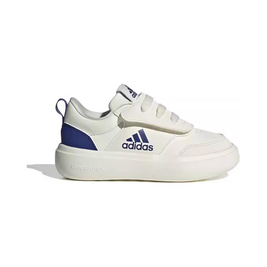 New Adidas Park St Abrasion Resistant Shock Absorbers Low Top Kids' Running Shoes White Blue Children Aged 3 7 Years Old IE6410