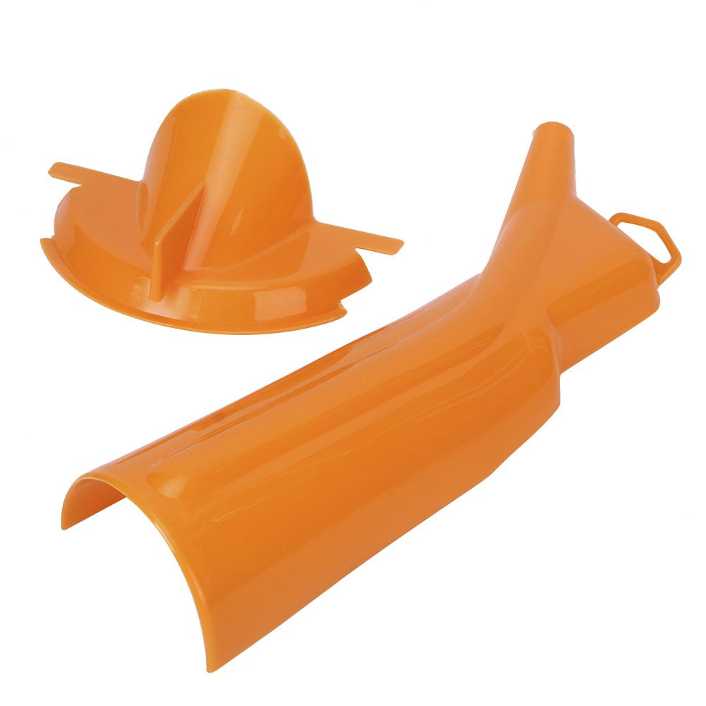 Motorcycle Drip Free Oil Filter Funnel Kit Set Practical Accessory(Orange )