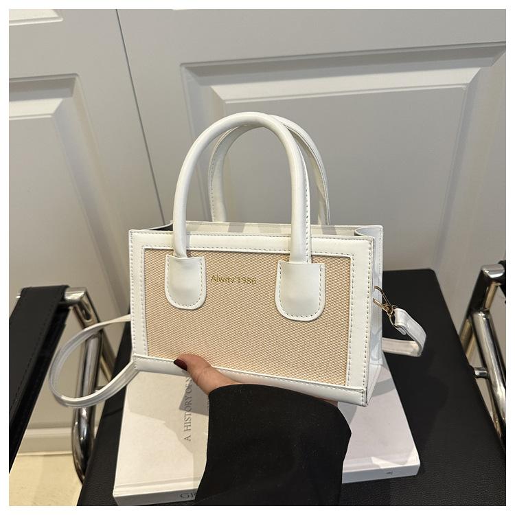 

Популярная женская сумка через плечо, модная сумка-мессенджер, трендовая новинка 2025 года, модная женская сумка большой вместимости, простая женская сумка белый