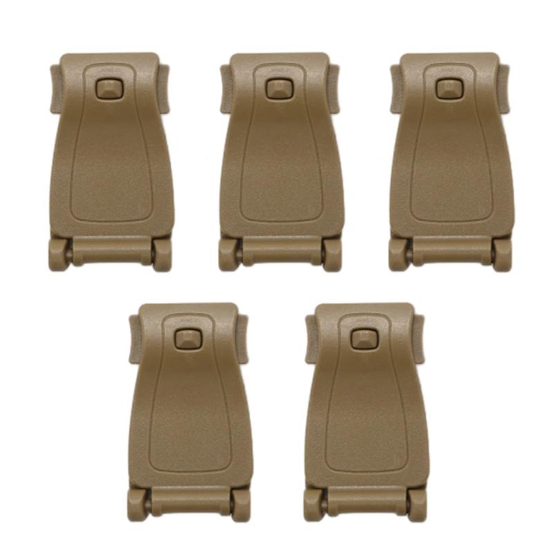 5Pcs Webbing Buckle Connector Fixed Buckle Webbing Clip Accessories Strap Buckle Button Backpack Connecting Buckle Set