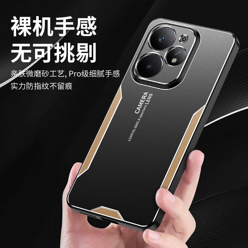 Case for Realme Neo 7 Turbo Metal Matte Camera Protection Hard PC Back Case for Realme Neo7 Turbo Bumper Anti-fall Cover
