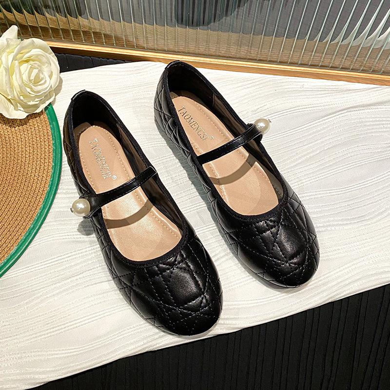 Fashion 2025 Round Toe shallow mouth Shoes High Quality Fashion Women's Flat Shoes Casual Lightweight Breathable non-slip Ladies Shoes