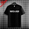 Thats Why IM Here Funny Dart and Beer Graphic TShirt 100 Cotton Short Sleeve Casual Tee Outdoor Activities  Social Events