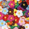10Pcs Mini Flower Appliques Colorful Embroidery Cloth Patches Sticker DIY Crafts Clothing Headwear Dress Bags Sewing Accessories