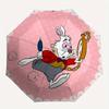 Disney Rabbit, Pocket Watch Automatic Open/Close Umbrella - Cute Umbrella with Cute Design, Portable 3-Fold Compact Umbrella for Men & Women