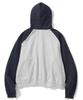 Not4Nerd N4Nd Trident Logo Raglan Hood Zip Up - Navy